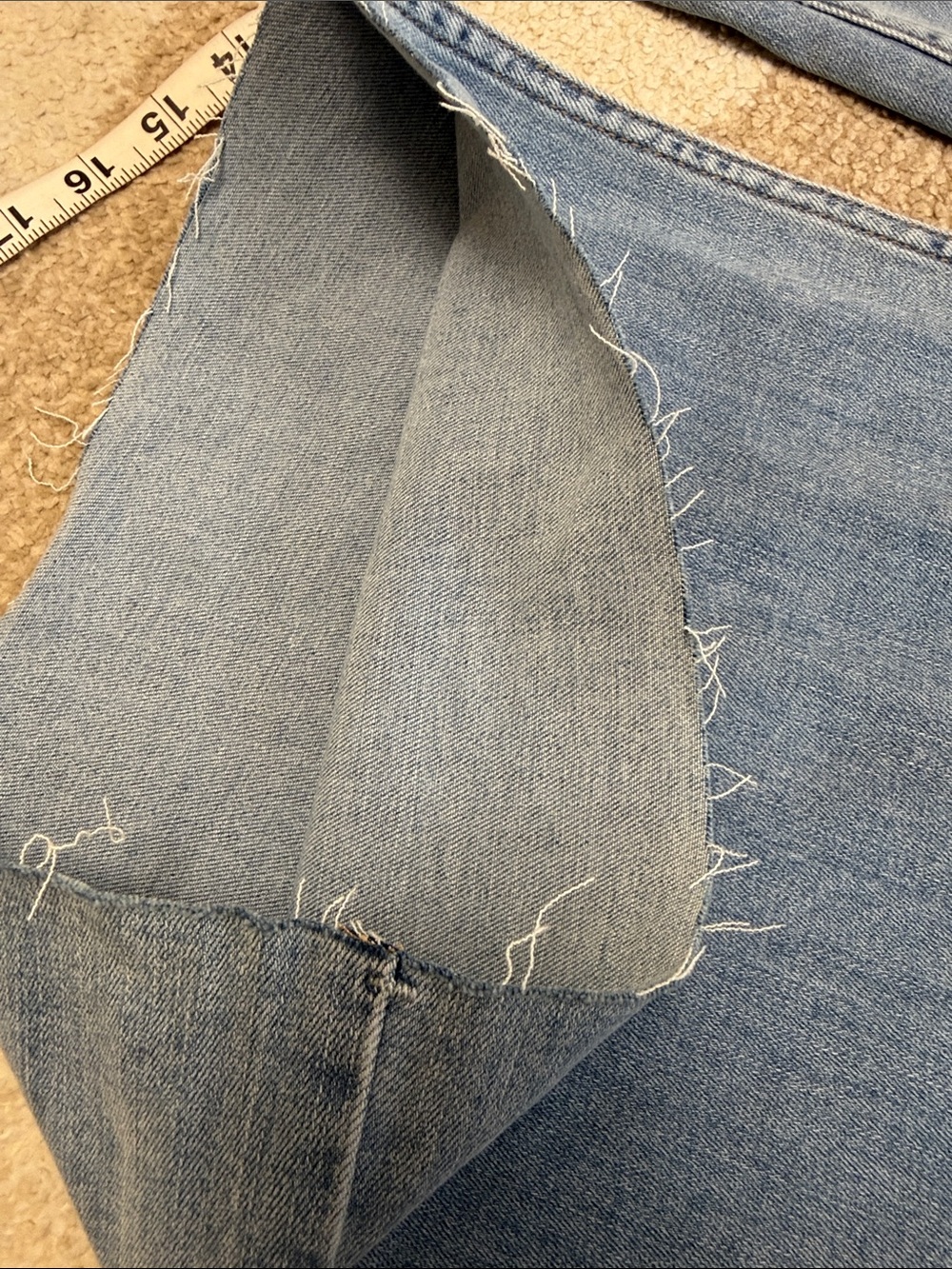 New rag & bone Light Blue Wide-Leg Jeans - Picture 8 of 8
